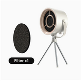 NNEDSZ White With a Filter Portable Retro-Style Desktop Air Purifier with Tripod Stand