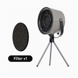 NNEDSZ Grey With a Filter Portable Retro-Style Desktop Air Purifier with Tripod Stand