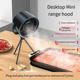 NNEDSZ Grey With a Filter Portable Retro-Style Desktop Air Purifier with Tripod Stand