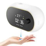 NNEDSZ White Gel Model Wall-Mounted Automatic Liquid Soap Dispenser with LED Display