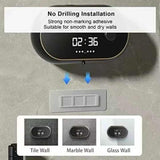 NNEDSZ White Gel Model Wall-Mounted Automatic Liquid Soap Dispenser with LED Display