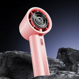 NNEDSZ Pink High-Power Portable Handheld Fan with Digital Display