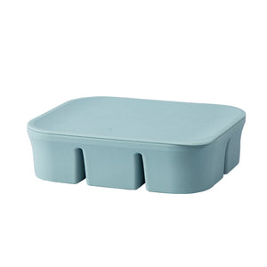 NNEDSZ Blue Multifunctional Silicone Ice Cream Mold with 6 Cavities for Homemade Treats