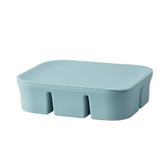 NNEDSZ Blue Multifunctional Silicone Ice Cream Mold with 6 Cavities for Homemade Treats