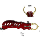 NNEDSZ 2 PCS Red Multi-Function Fishing Hook Remover Tool - Durable, Lightweight, and Compact