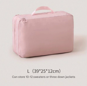 NNEDSZ Pink Big Size Multifunctional Compact Travel Organizer Bag Stores 6-8 Essentials for Easy Access
