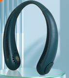 NNEDSZ 2 PCS Green Portable Neck Fan - Hands-Free Personal Fan, Quiet and Adjustable, Ideal for Outdoor and Indoor Use
