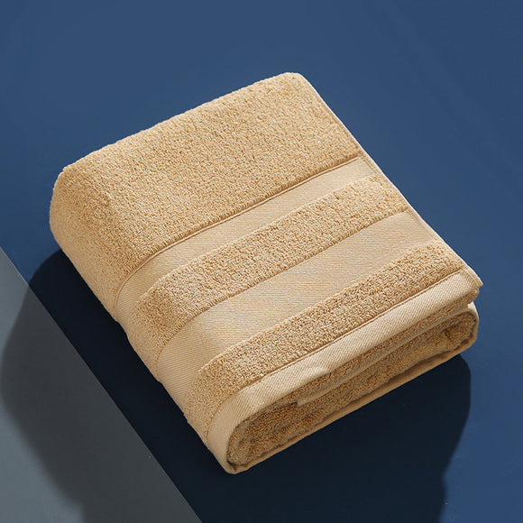 NNEDSZ Curry Luxury 100% Cotton Bath Towel - 70x140cm Soft & Absorbent 380g Towel