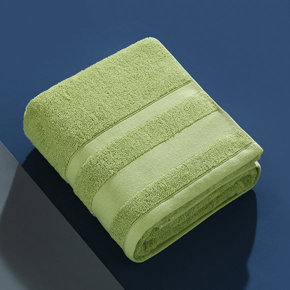 NNEDSZ Green Luxury 100% Cotton Bath Towel - 70x140cm Soft & Absorbent 380g Towel