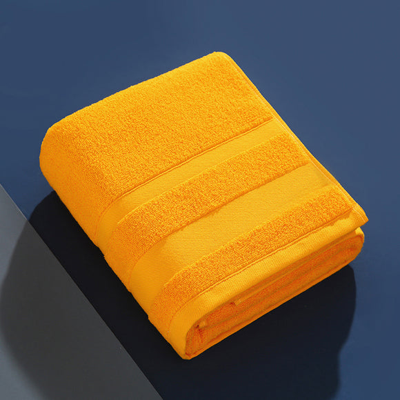 NNEDSZ Yellow Luxury 100% Cotton Bath Towel - 70x140cm Soft & Absorbent 380g Towel