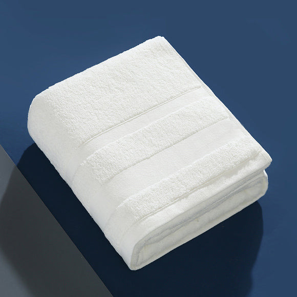 NNEDSZ White Luxury 100% Cotton Bath Towel - 70x140cm Soft & Absorbent 380g Towel
