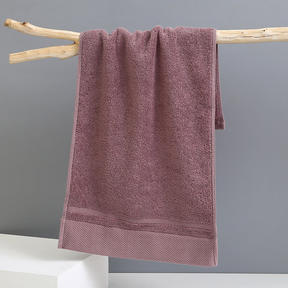 NNEDSZ Red Brown Luxury 100% Cotton Face Towel Set - 3-Piece Thick & Absorbent Towels