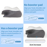 NNEDSZ Ergonomic Memory Foam Pillow - Orthopedic Contour Pillow for Neck & Shoulder Support (61x43x13cm)