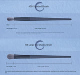 NNEDSZ Gray 12-Piece Professional Makeup Brush Set with Cosmetic Bag - Premium Synthetic Fiber, Wooden Handle, Aluminum Tube
