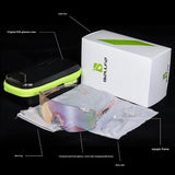 NNEDSZ Pink Gradient Lens Lightweight UV400 Photochromic Cycling Glasses, Anti-Wind Protective Sunglasses for Outdoor Sports