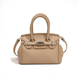 NNEDSZ Khaki Mini Black Litchi Texture  Bag - Handbag, Crossbody & Shoulder Bag