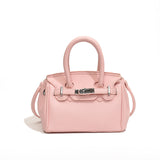 NNEDSZ Pink Mini Black Litchi Texture  Bag - Handbag, Crossbody & Shoulder Bag