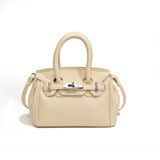 NNEDSZ Off White Mini Black Litchi Texture  Bag - Handbag, Crossbody & Shoulder Bag