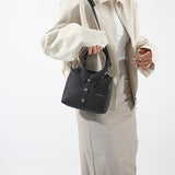 NNEDSZ Black Trendy Shirt-Inspired PU Shoulder Bag | Stylish Handbag with Unique Design