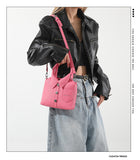 NNEDSZ Pink Trendy Shirt-Inspired PU Shoulder Bag | Stylish Handbag with Unique Design