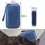 NNEDSZ Dark Blue Portable Digital Organizer Bag - Multifunctional Storage for Power Banks, Cables, and Accessories(Photography Props Not Included)