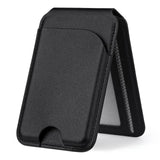NNEDSZ Black MagSafe Magnetic Wallet with Stand - PU Leather Card Holder for iPhone