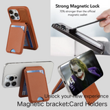 NNEDSZ Dark Green MagSafe Magnetic Wallet with Stand - PU Leather Card Holder for iPhone