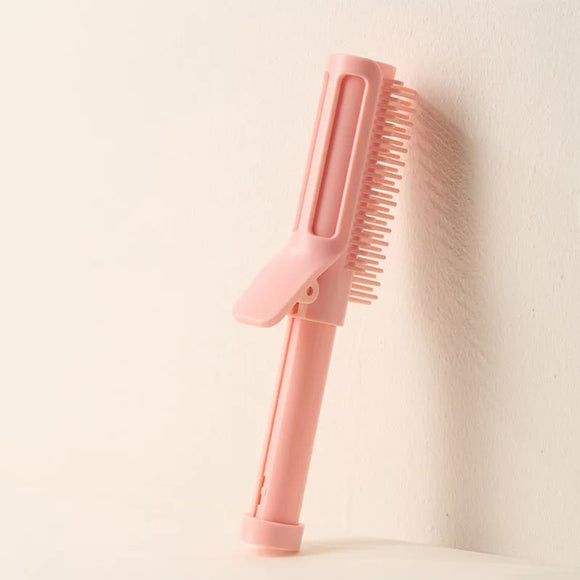 NNEDSZ 3-pack Pink Portable Hairstyle Brush for Root Volume - Multifunction Hair Styling Tool