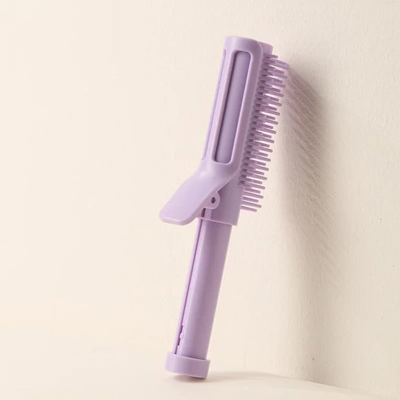 NNEDSZ 3-pack Purple Portable Hairstyle Brush for Root Volume - Multifunction Hair Styling Tool