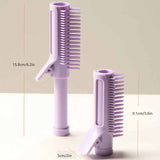 NNEDSZ 3-pack Purple Portable Hairstyle Brush for Root Volume - Multifunction Hair Styling Tool