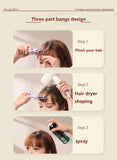 NNEDSZ 3-pack Off White Portable Hairstyle Brush for Root Volume - Multifunction Hair Styling Tool