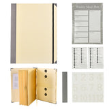 NNEDSZ (Thick Version)Yellow Accordion File Binder with 12 Envelopes - Durable Document Organizer