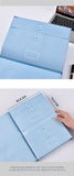 NNEDSZ (Thick Version)Blue Accordion File Binder with 12 Envelopes - Durable Document Organizer