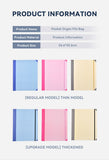 NNEDSZ (Thick Version)Pink Accordion File Binder with 12 Envelopes - Durable Document Organizer