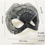 NNEDSZ Size S Black DIY 3D Printed Spider-Man Cat Mask - Mini Decorative Half-Face Mask for Pets