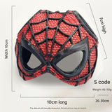 NNEDSZ Size S Black And Red Stitching DIY 3D Printed Spider-Man Cat Mask - Mini Decorative Half-Face Mask for Pets