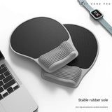 NNEDSZ Orange Ergonomic Silicone Mouse Wrist Rest Pad - Comfortable Hand Support for Keyboard and Mouse