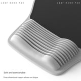 NNEDSZ Brown Ergonomic Silicone Mouse Wrist Rest Pad - Comfortable Hand Support for Keyboard and Mouse