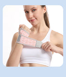 NNEDSZ 2 Pairs Black Breathable Sports Wrist Support Wrap - Fitness Gym Wristband for Badminton & Injury Prevention