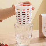 NNEDSZ 2 Pcs Purple Portable Leakproof Fruit and Salad Storage Box with Draining Function, Sealed Fresh-Keeping Bento Lunch Box with Fork, AS+PP+Silicone Material