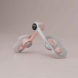 NNEDSZ Pink Multi-Function Pelvic Floor Muscle Trainer | LCD Display | Postpartum Recovery Thigh Trimmer | 360° Rotatable Leg Fitness Tool