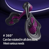 NNEDSZ Pink Multi-Function Pelvic Floor Muscle Trainer | LCD Display | Postpartum Recovery Thigh Trimmer | 360° Rotatable Leg Fitness Tool