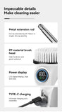 NNEDSZ Black and white 9-in-1 Cordless Electric Cleaning Brush with Rechargeable Battery and Extendable Handle, Multi-Function Scrubber for Kitchen, Bathroom, and Home Cleaning