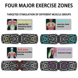 NNEDSZ Black Multi-Function Push-Up Board 3-Piece Set with Upgraded Handles, Non-Slip Mat, and Resistance Band for Home Gym and Fitness Training