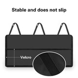 NNEDSZ Grey Car Trunk Storage Bag - Large Capacity Oxford Cloth Multi-Purpose Hanging Organizer with Mesh Pockets and Backseat Storage