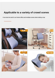 NNEDSZ Black Memory Foam Car Seat Neck and Lumbar Support Set – Ergonomic Cushion for Office, Home, and Driving