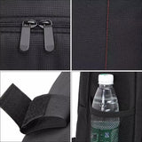 NNEDSZ Red Lining Water-Resistant DSLR Camera Backpack with Tripod Holder, Lightweight and Spacious Photography Bag for Outdoor Use(Camera and accessories are props, not included)