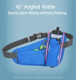 NNEDSZ Bright Green Hydration Running Waist Pack - Waterproof Lightweight Sports Belt with Bottle Holder(Water bottles are filming props, not included)
