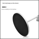 NNEDSZ Black Dual Headphone Stand – Creative Double Hook Aluminum Alloy Display Holder