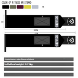 NNEDSZ 1 Pair Grey Heavy-Duty Gym Wrist Wraps for Weightlifting, Powerlifting, and Injury Prevention